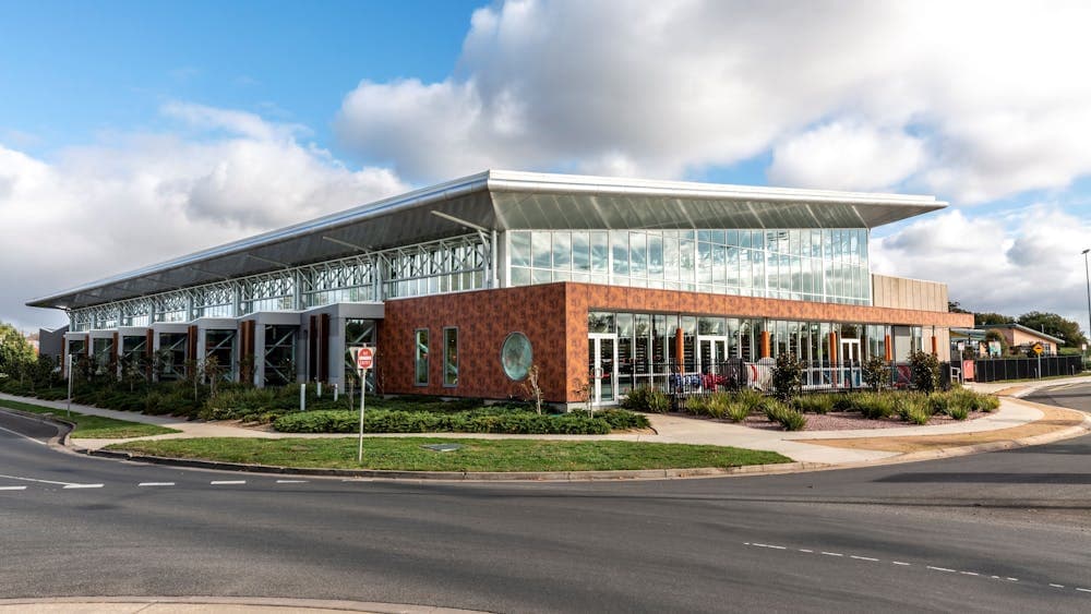 The exterior of the Ballarat Aquatic and Lifestyle Centre