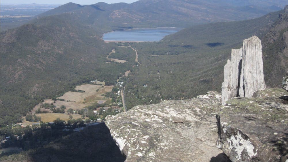 Lake Bellfield see from Boroka Lookout - Grampians