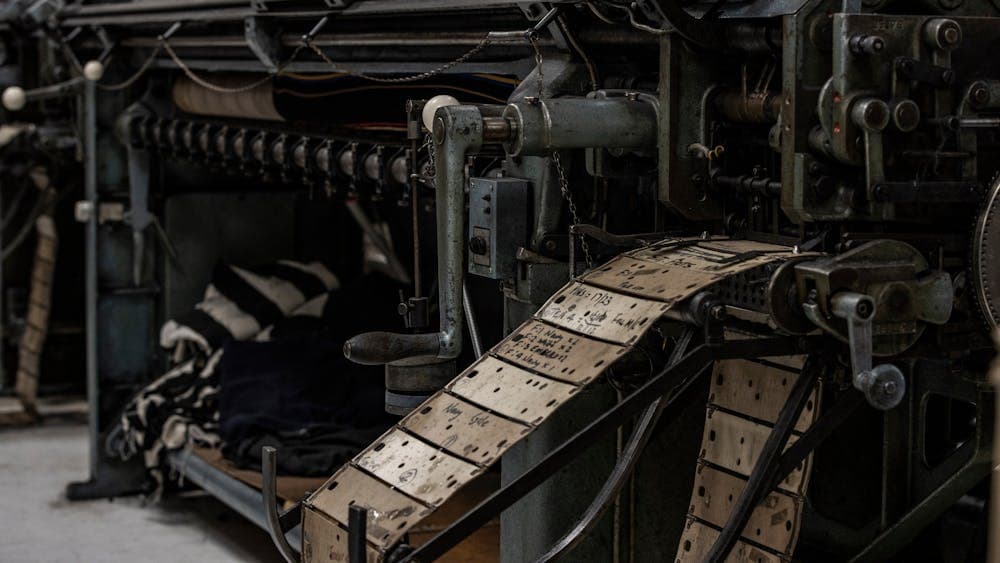 Operational Flatbed Knitting Machine circa. 1960's