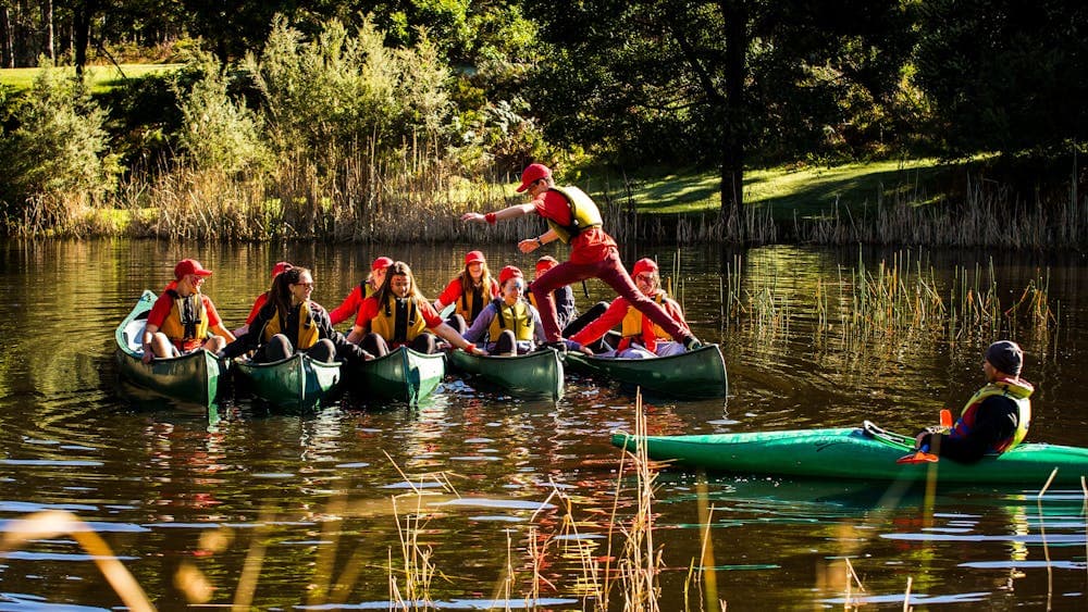 Canoeing at Cave Hill Creek