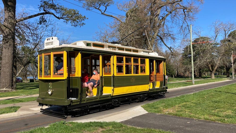 Restored Geelong Tram No 2