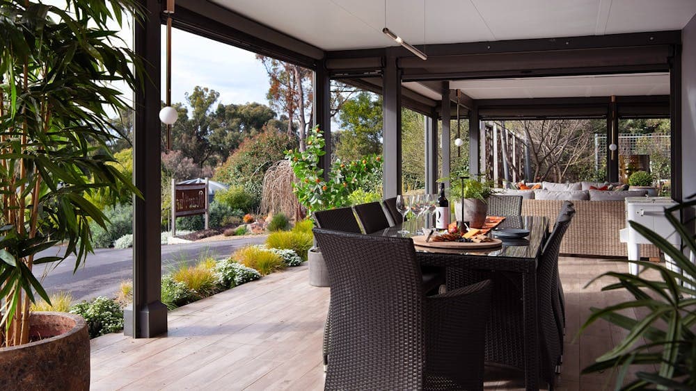 Patio dining