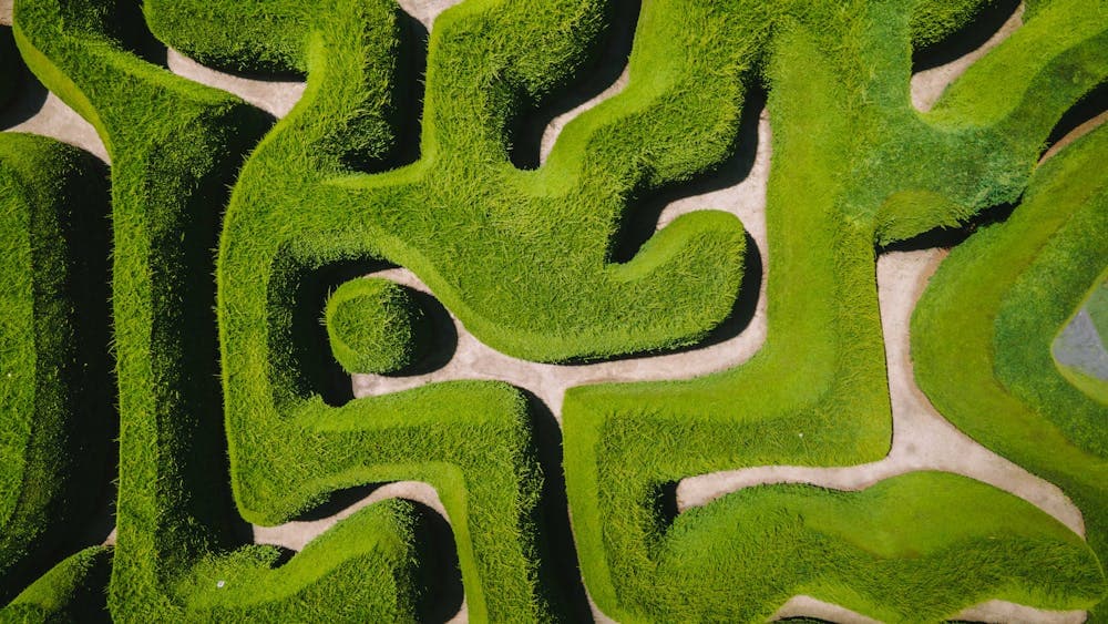 Maze from above