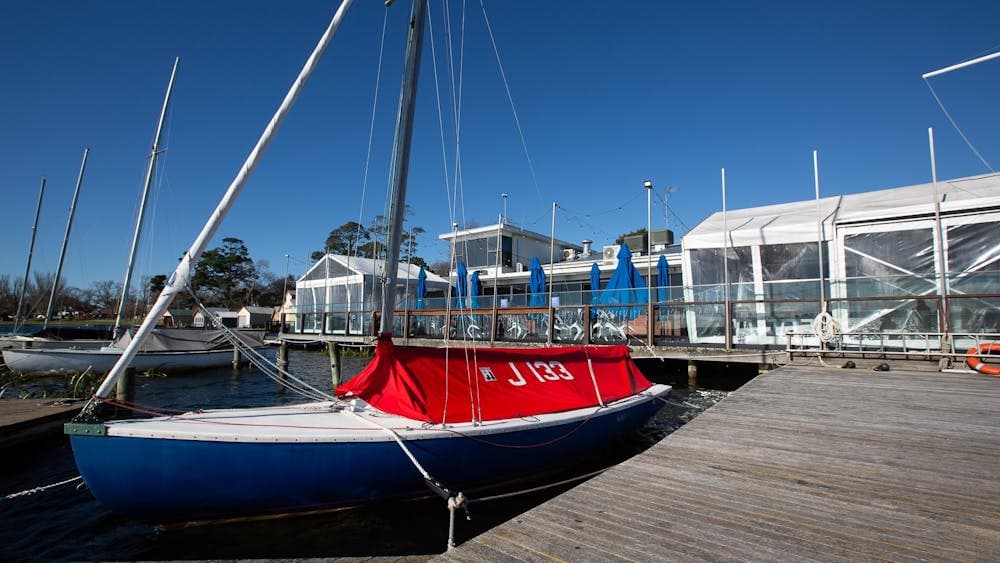 View to the Ballarat Yacht Club Deck