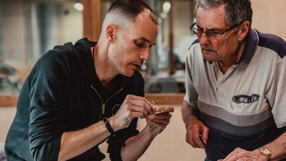 Locksmithing workshop at the Rare Trades Centre