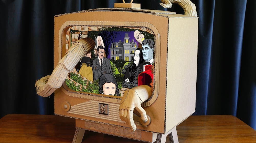 Cardboard tv