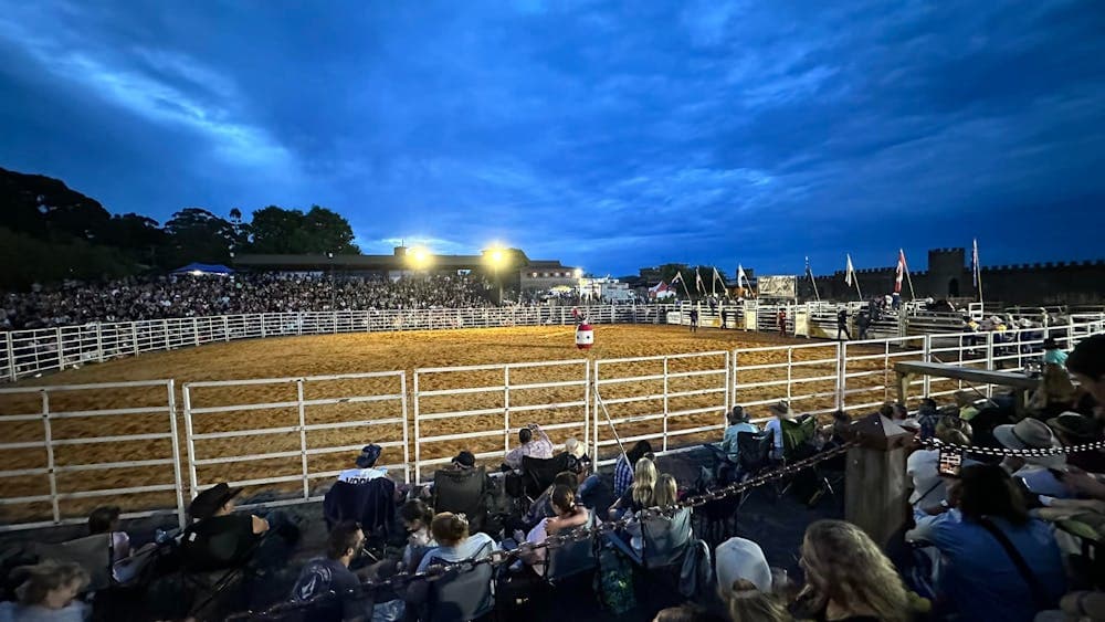 National Rodeo Championships at Night