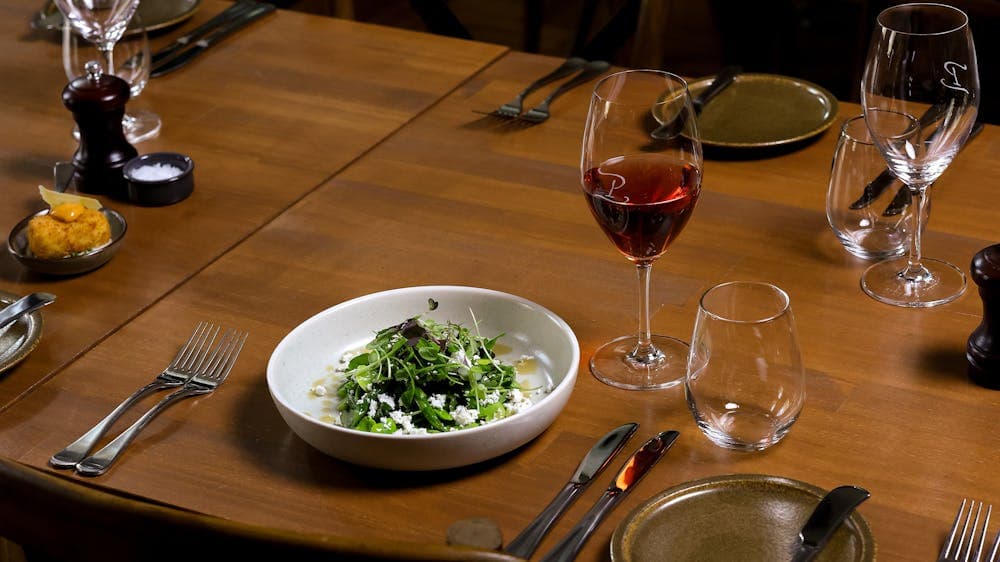 Dining setting Peasant restaurant