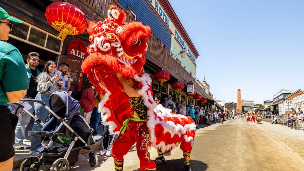 Chinese dragon on Sovereign Hill's Main Street