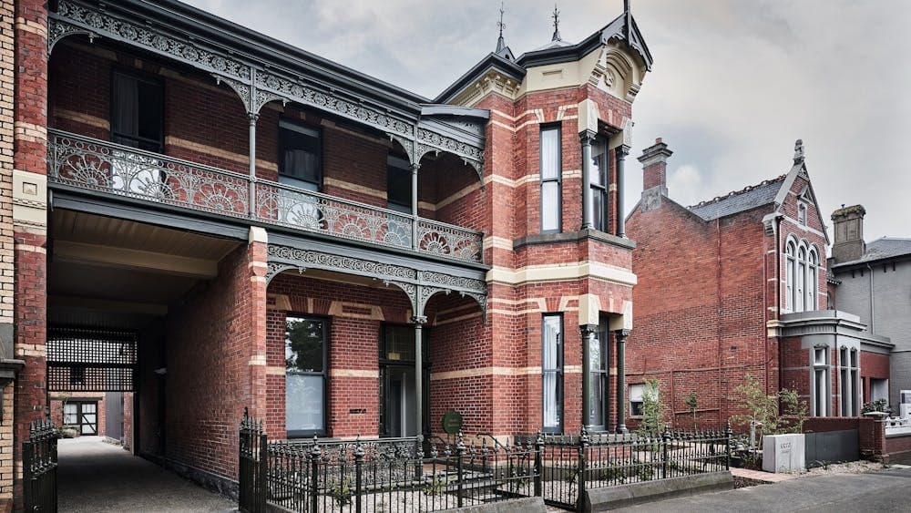 Hotel Vera's grand Victorian facade