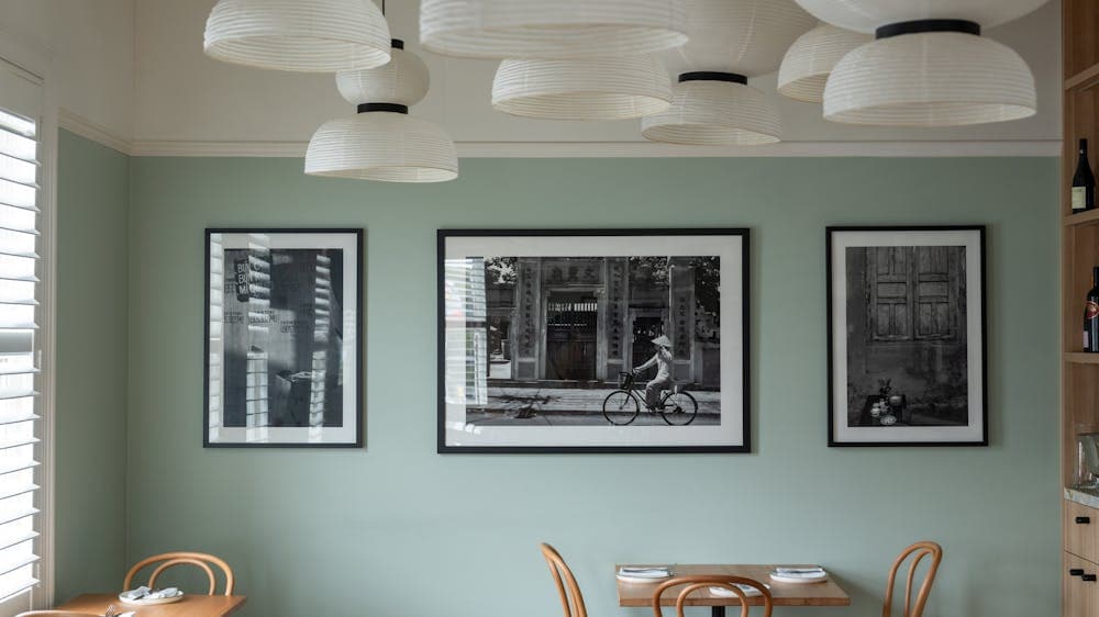 Interior at Two Noble, Asian fine dining restaurant in Newtown, Geelong