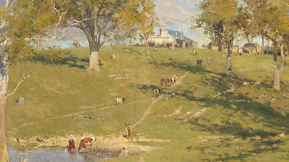 landscape painting by walter withers