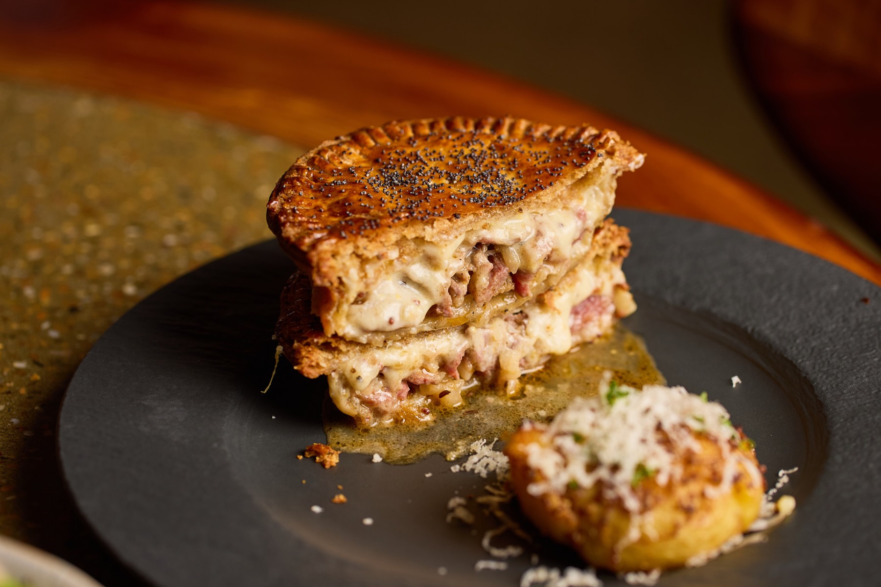 Thumbnail for Sher Wagyu reuben pie at The Shared Table