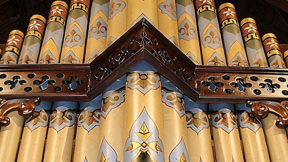 Organ pipes in Creswick